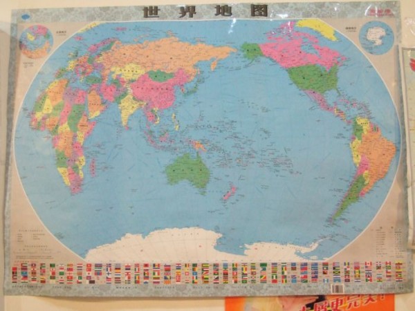 Карта Мира: Мир глазами американцев.